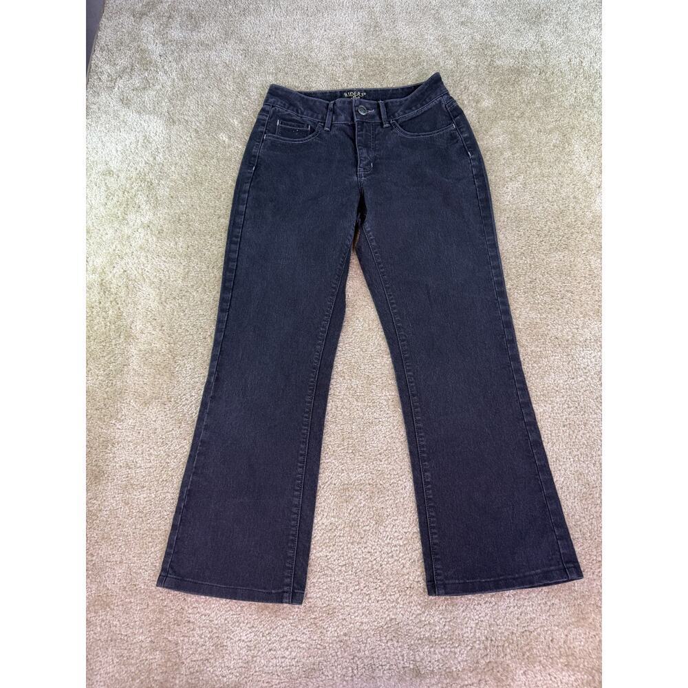 Riders by Lee Classic Fit Jeans Women's 8M Black Denim Straight 30x28 D302